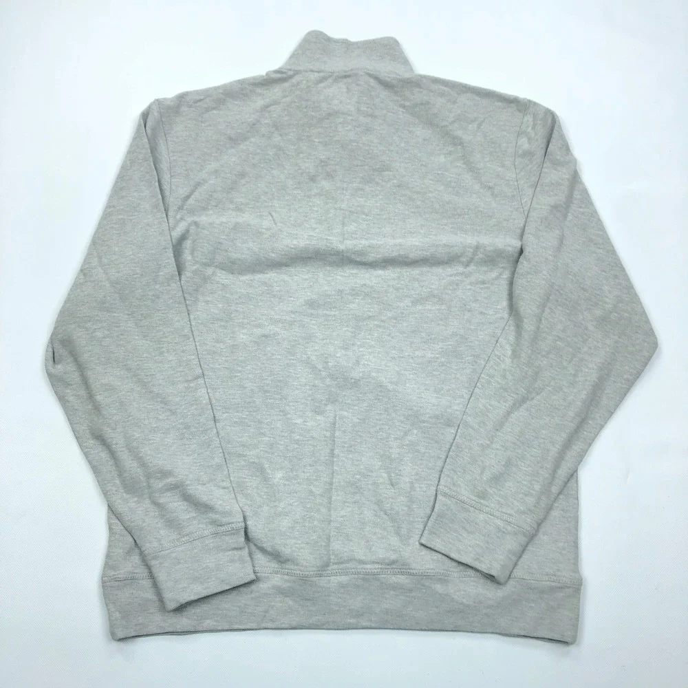 Vineyard Vines Mens Broadfield 1/2 Zip Pullover Grey Heather Cotton Large NEW